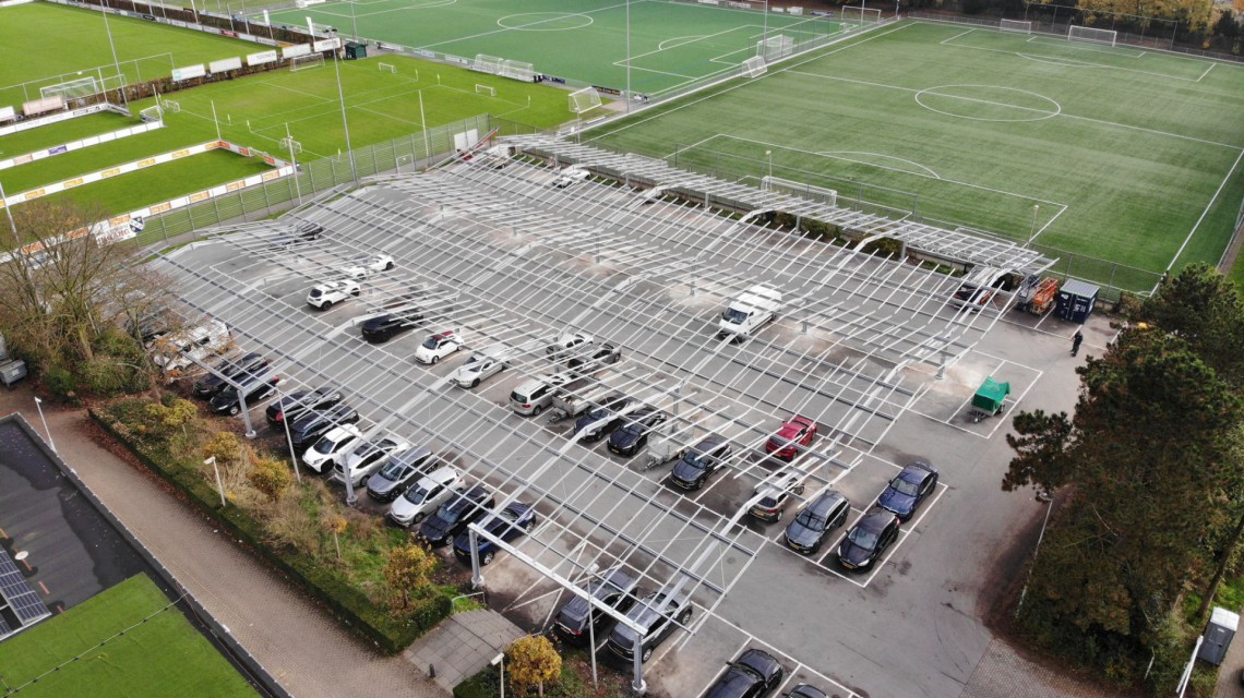 Solar carport sportpark de Kuil 6